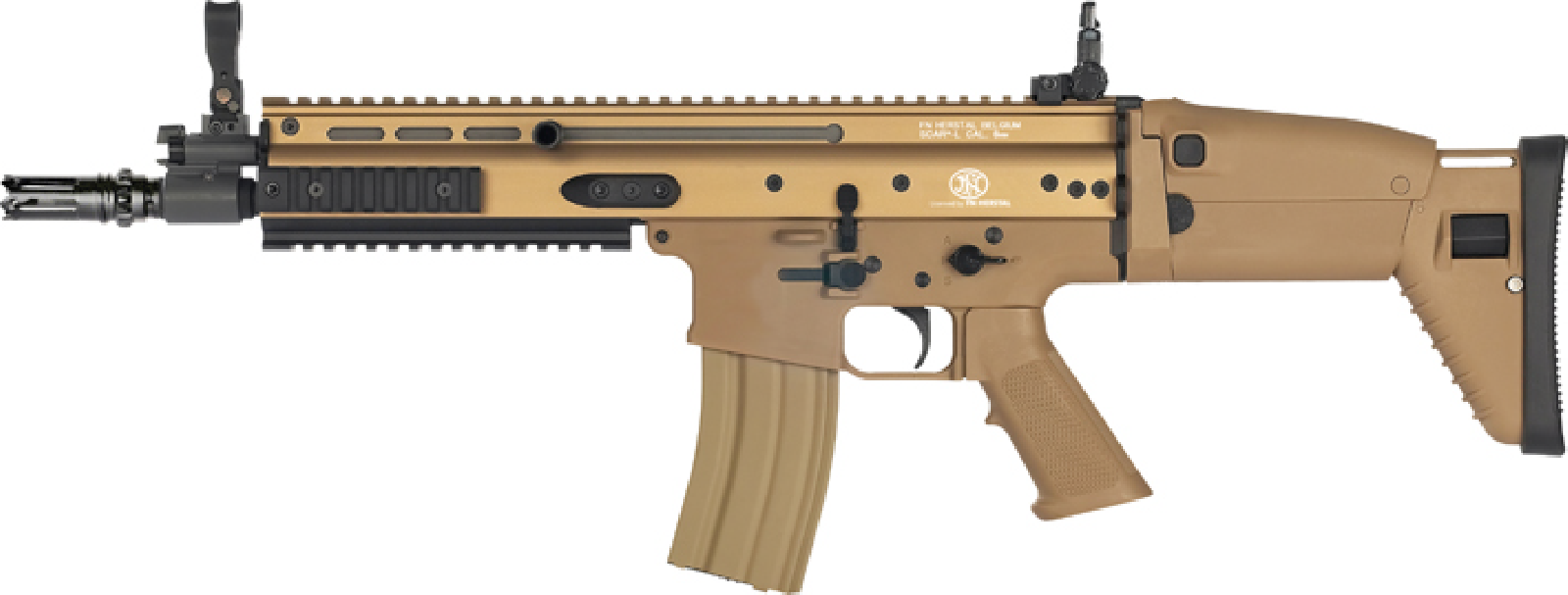FN SCAR-L AEG ABS Tan (Battery+Magazine) 6mm 450BBs 1.3J /C3
