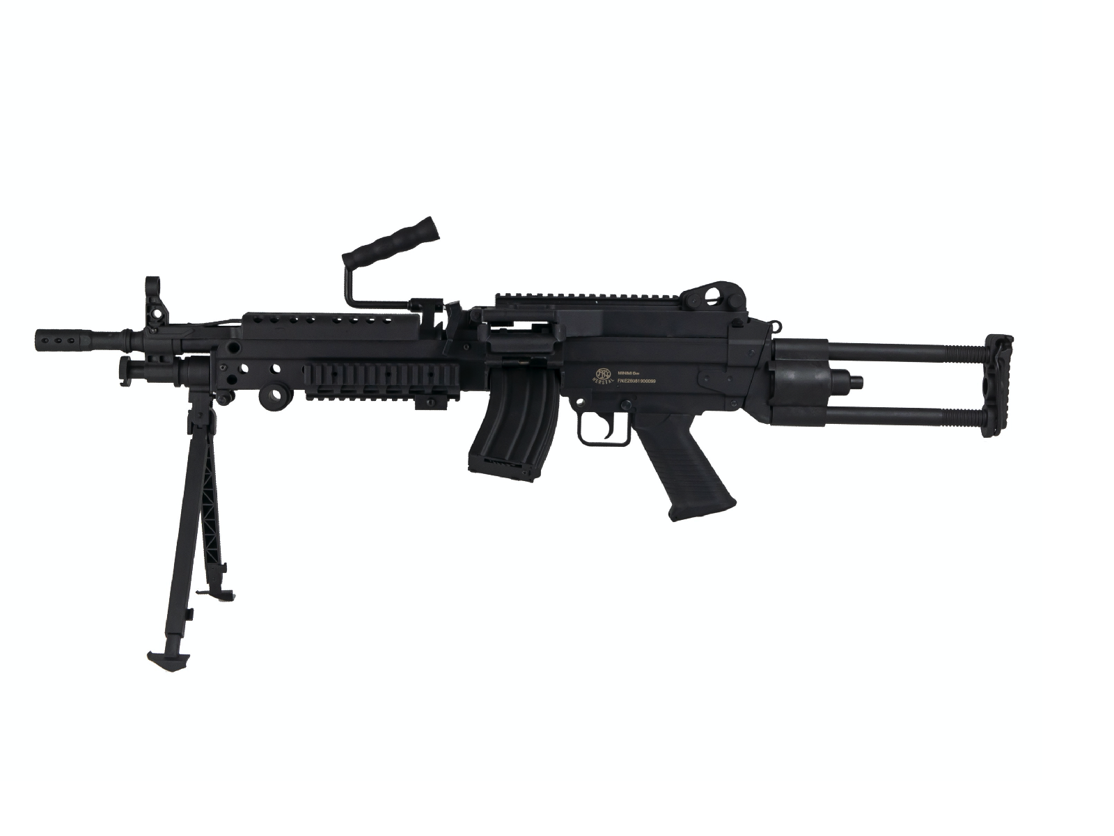FN MINIMI® M249 AEG Black Nylon fibre 6mm 300BBs 1J /C4