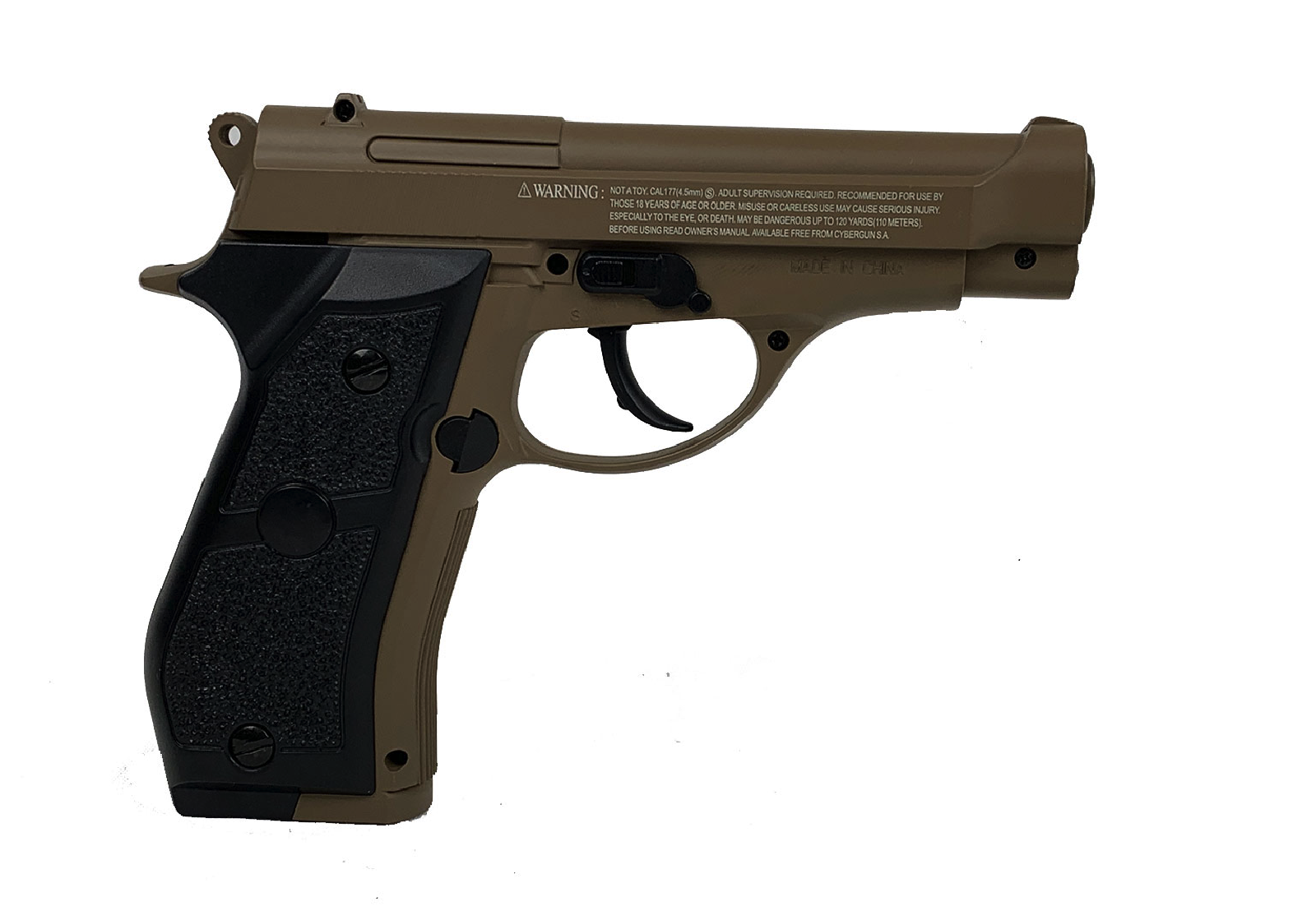 Pistola Co2 4.5 Swiss Arms P84 Full Metal - Aire y Sol