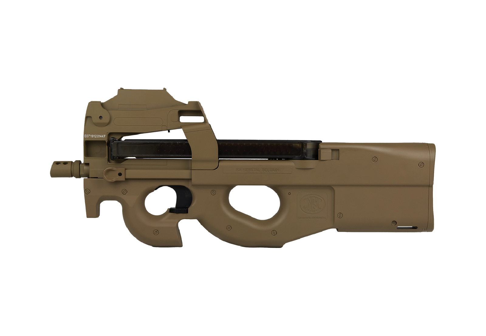 FN P90 FDE Red Dot AEG ABS 68 BBs