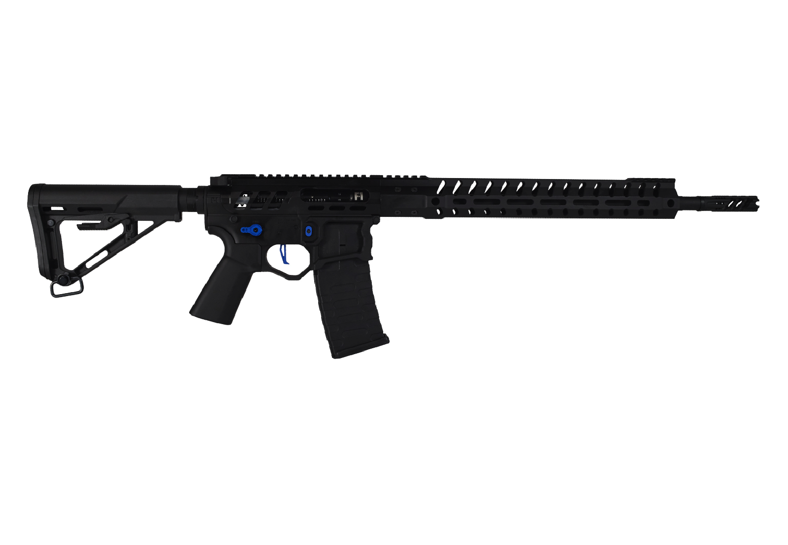 EMG F-1 Firearms UDR-15 AR15 2.0 eSilverEdge AEG Black/Blue RS3 Stock 400 fps