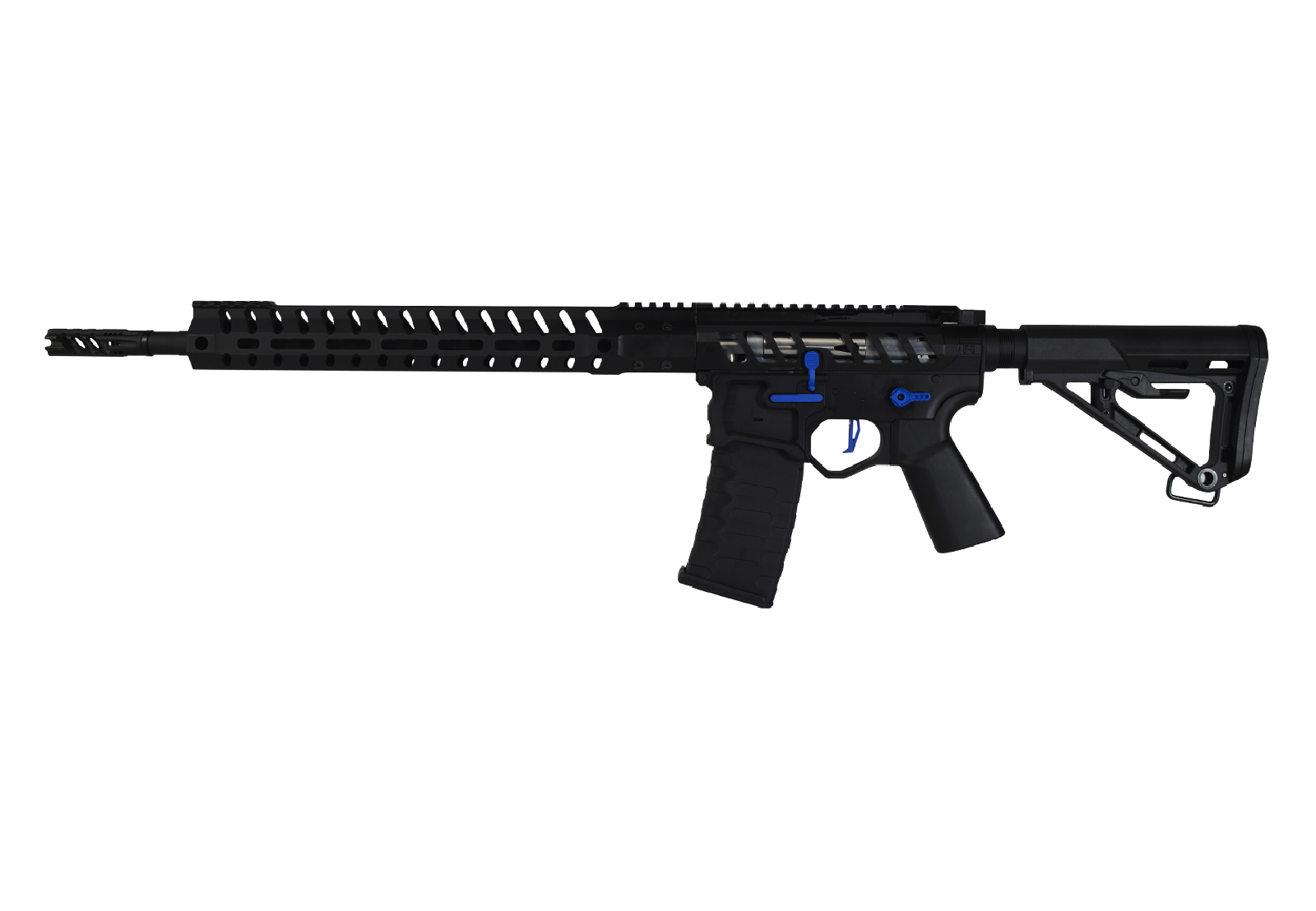 EMG F-1 Firearms UDR-15 AR15 2.0 eSilverEdge AEG Black/Blue RS3 Stock 400 fps