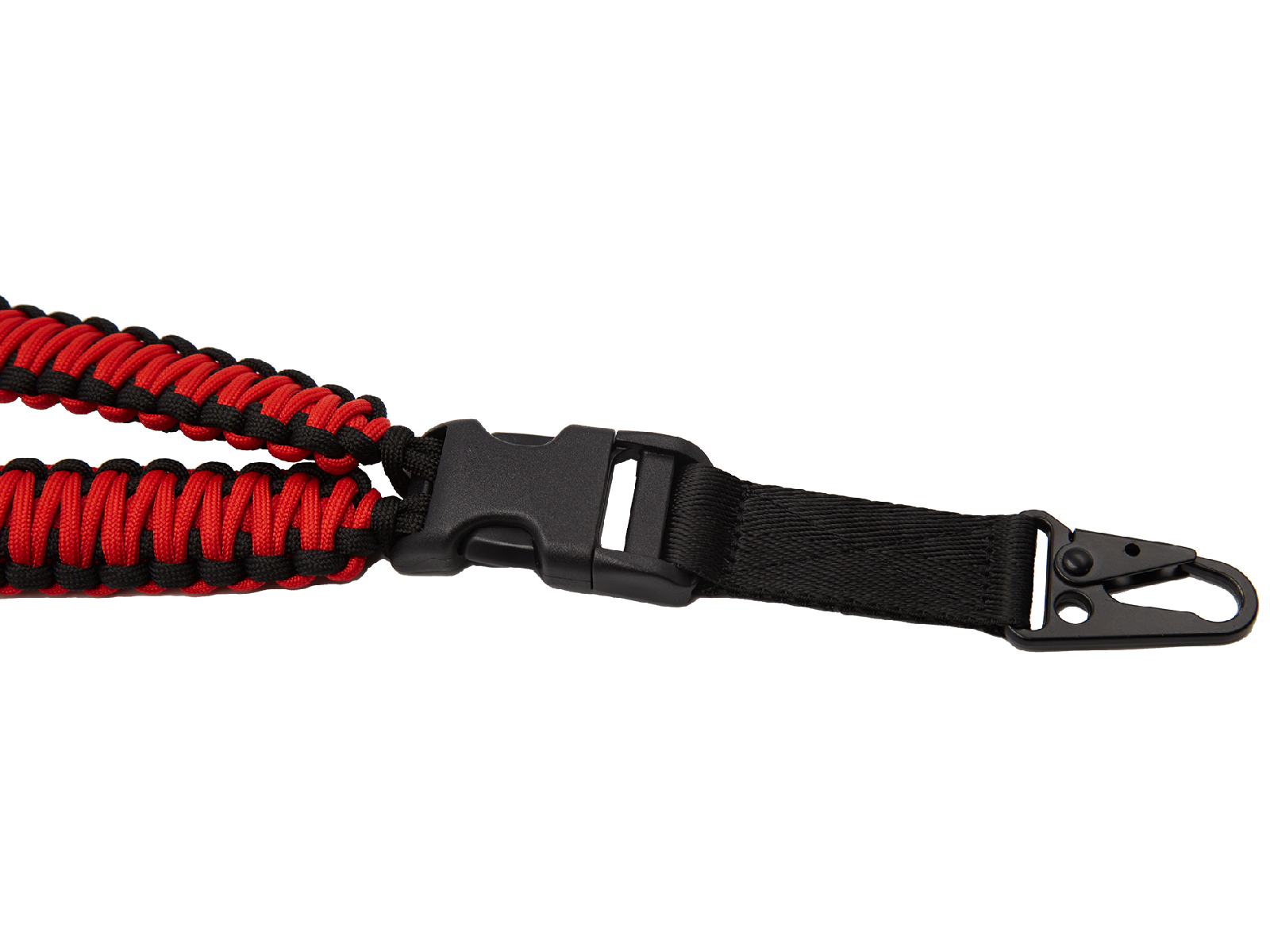 1 Point Paracord Sling - Quick Detach Black/Red