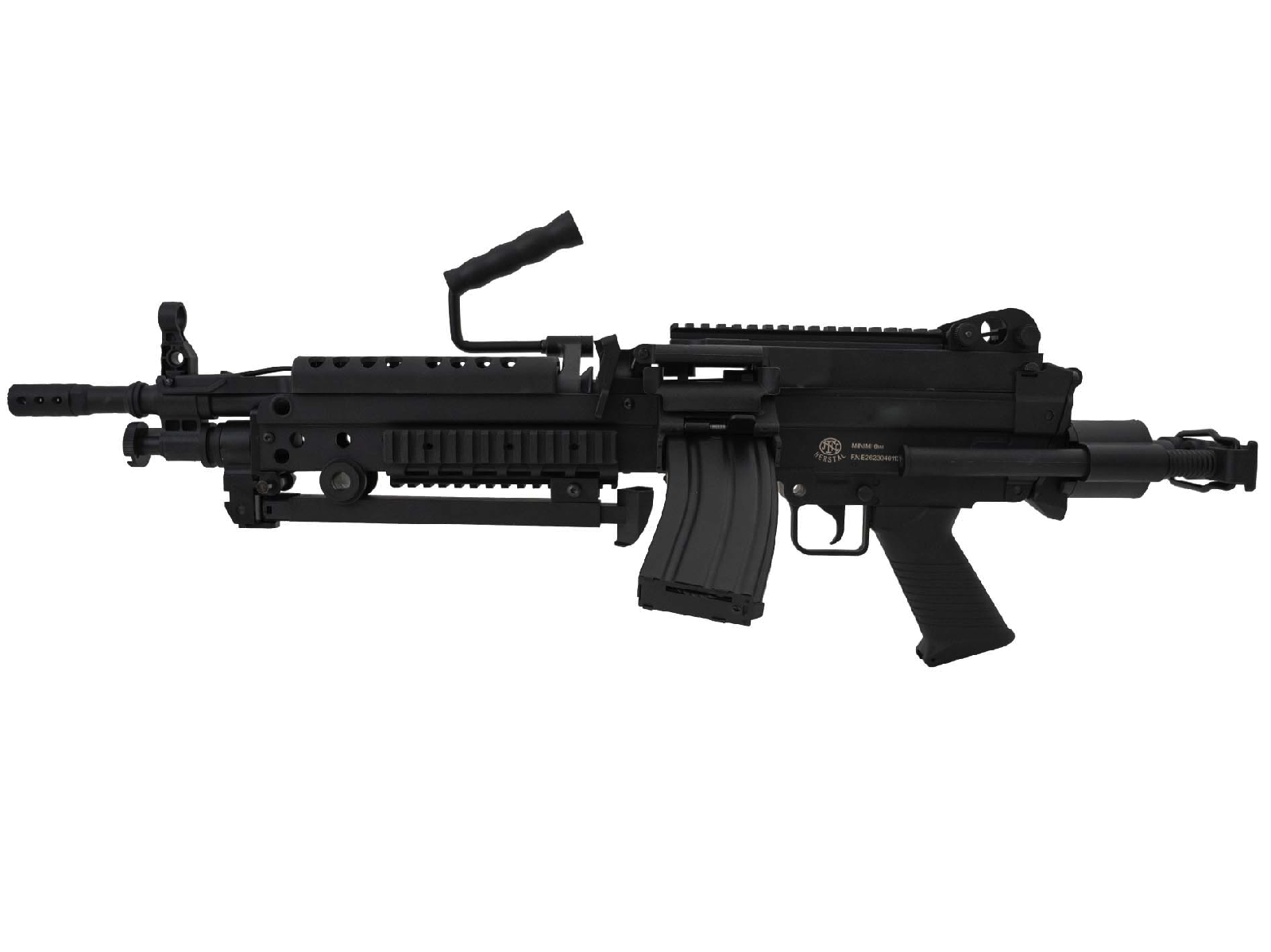 FN MINIMI® M249 PARA Black AEG Electronic Trigger Nylon Fibre 6mm