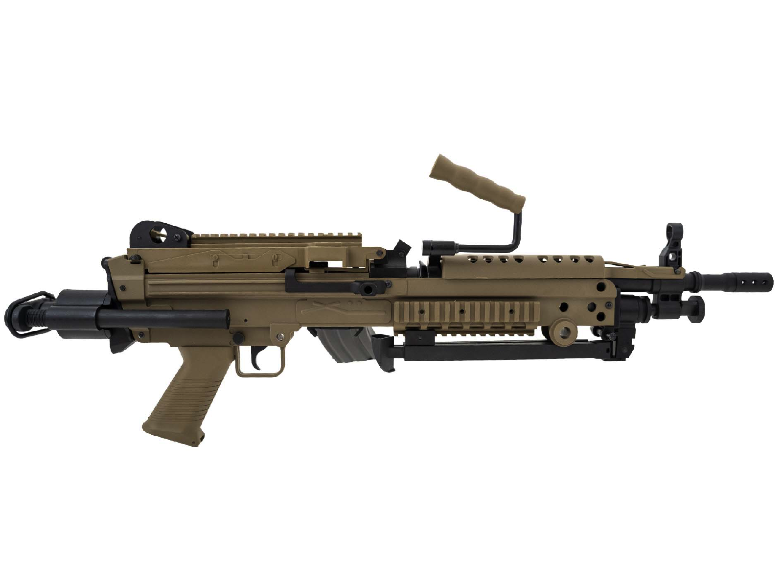 FN MINIMI® M249 PARA Tan AEG Electronic Trigger Nylon Fibre 6mm